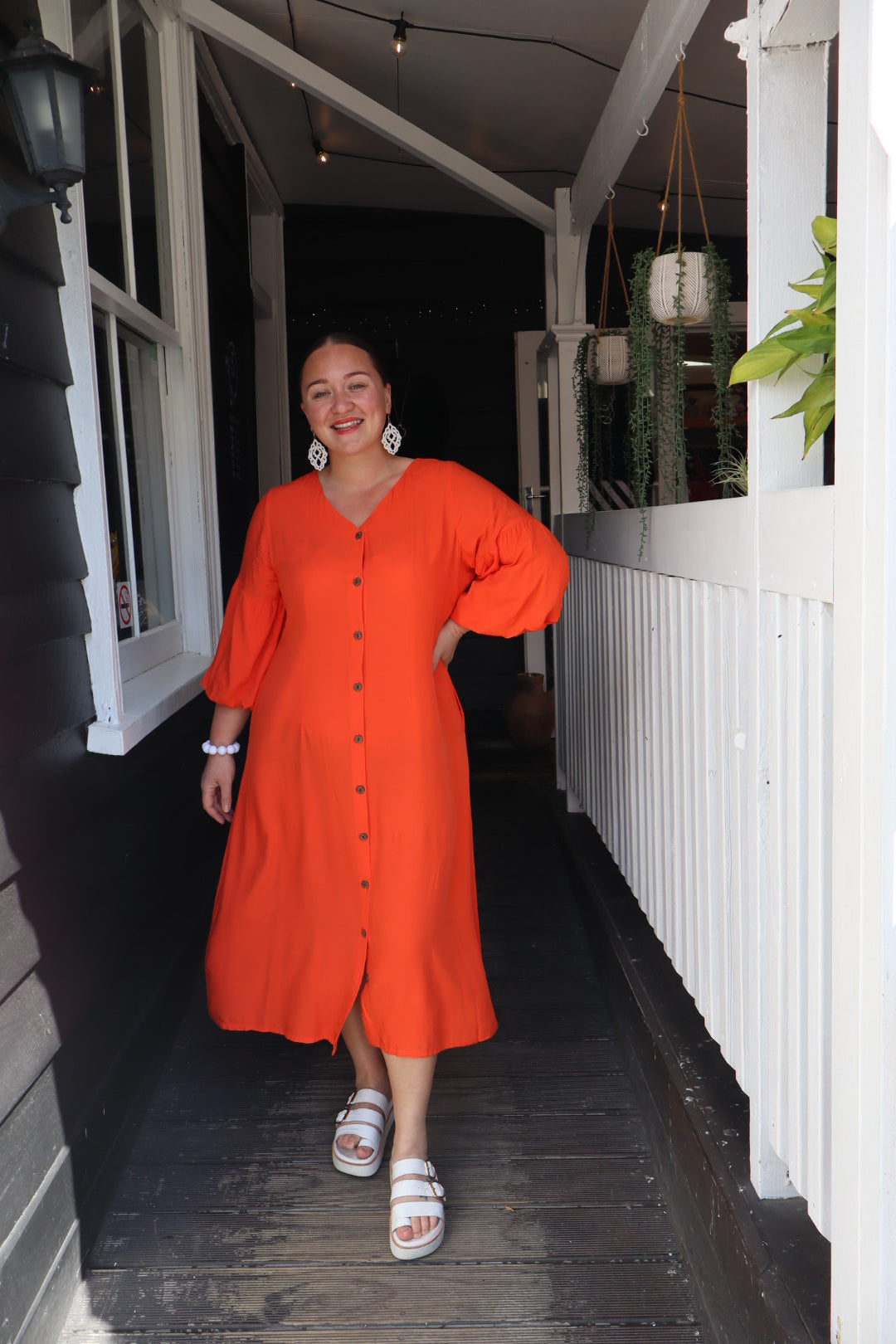 The Cottage Collection | Isabella Dress - Orange