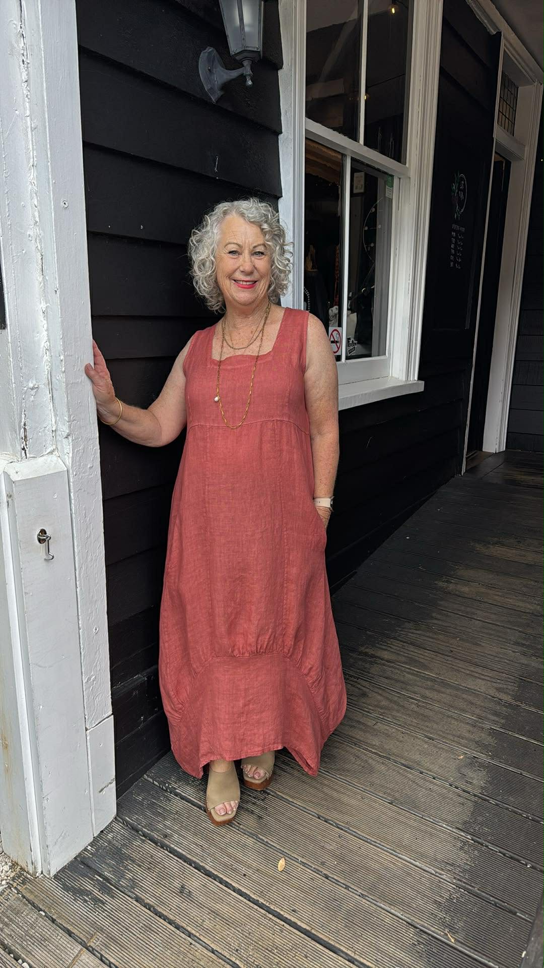 The Cottage Collection | Freya Dress - Rust