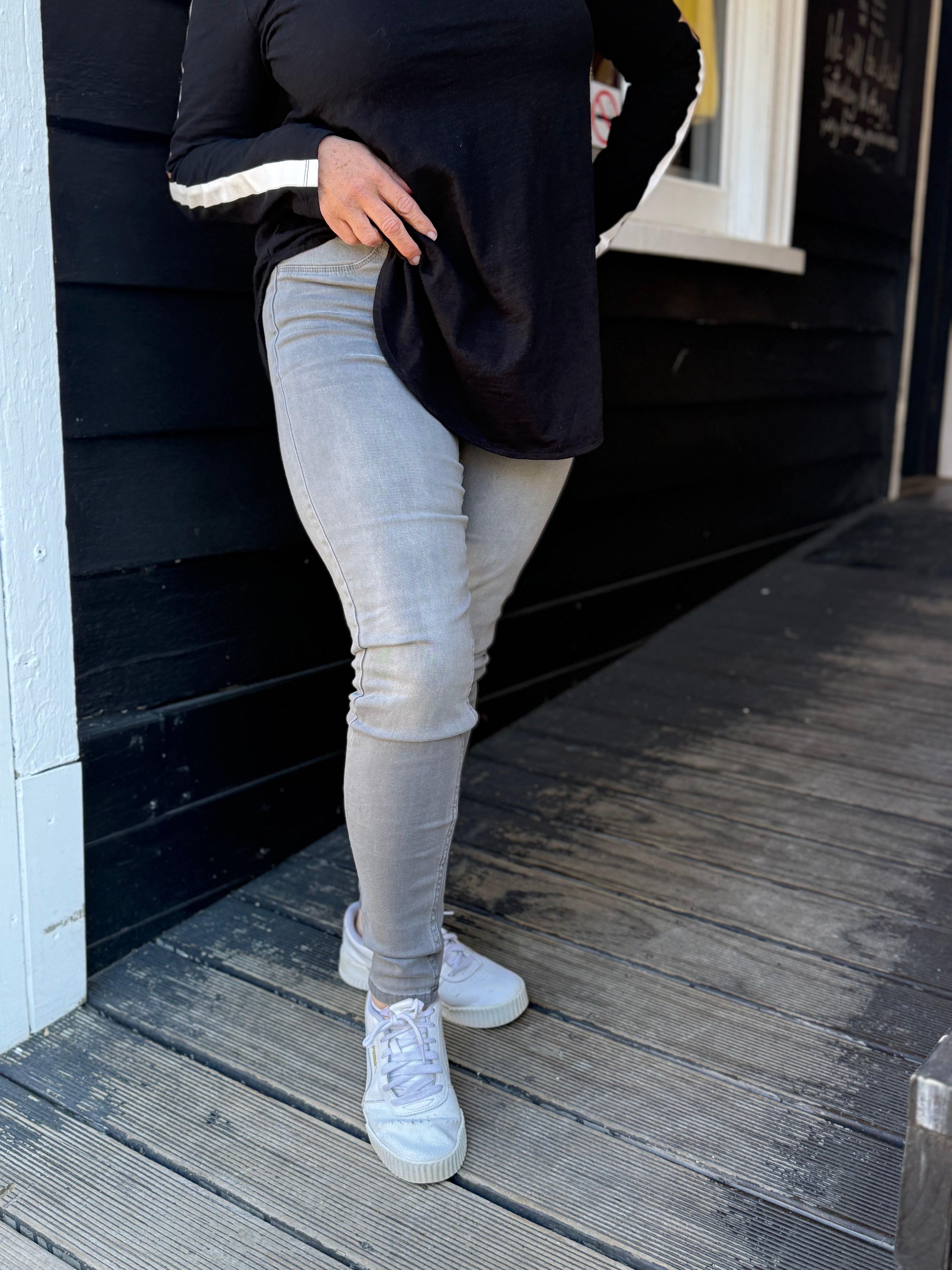 The Cottage Collection | Ava Jeggings - Grey