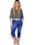 Helga May | Dark Denim Jogger