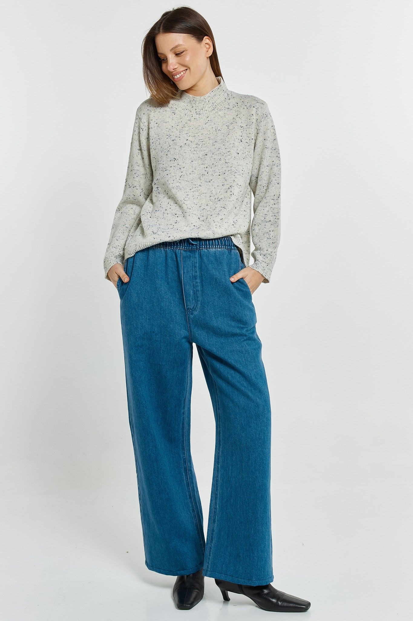 Betty Basics | Carlin Knit Sweater - Cream