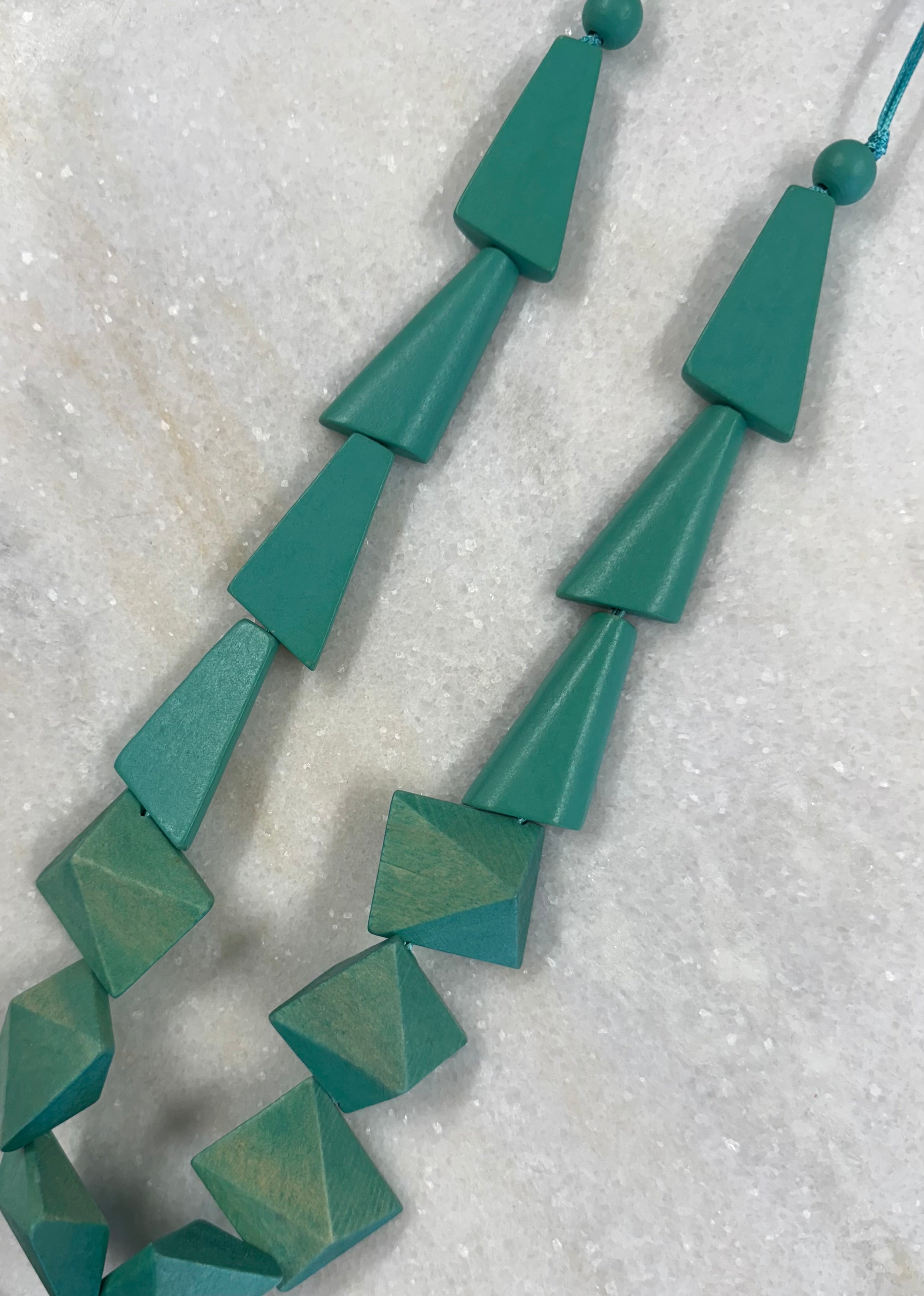 The Cottage Collection | Geo Necklace - Turquoise