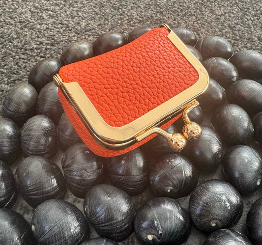 The Cottage Collection | Pixie Purse - Orange  Gold