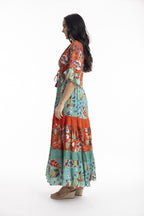 Orientique | Serengetti V Neckline Dress