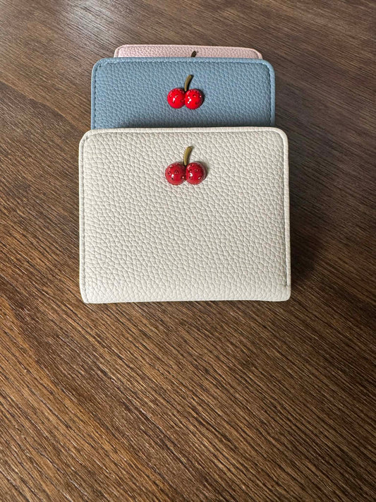 The Cottage Collection | Cherry Purse - White