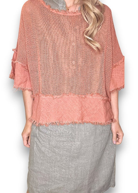 Helga May | Brick Amalfi Top