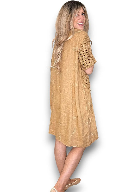 Helga May | Caramel C’est La Vie Easy Dress
