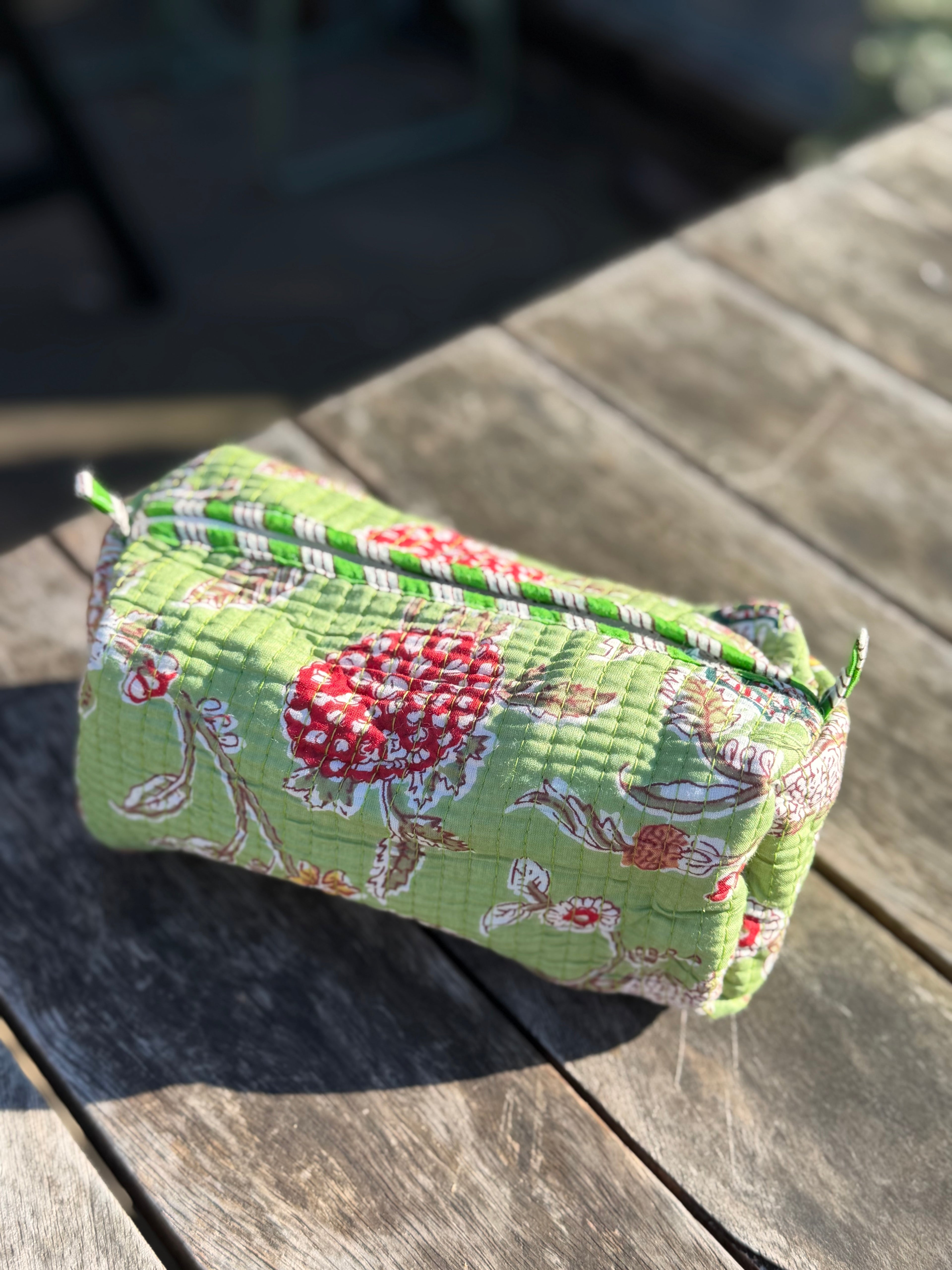The Cottage Collection | Lime Ricky Small Pouch
