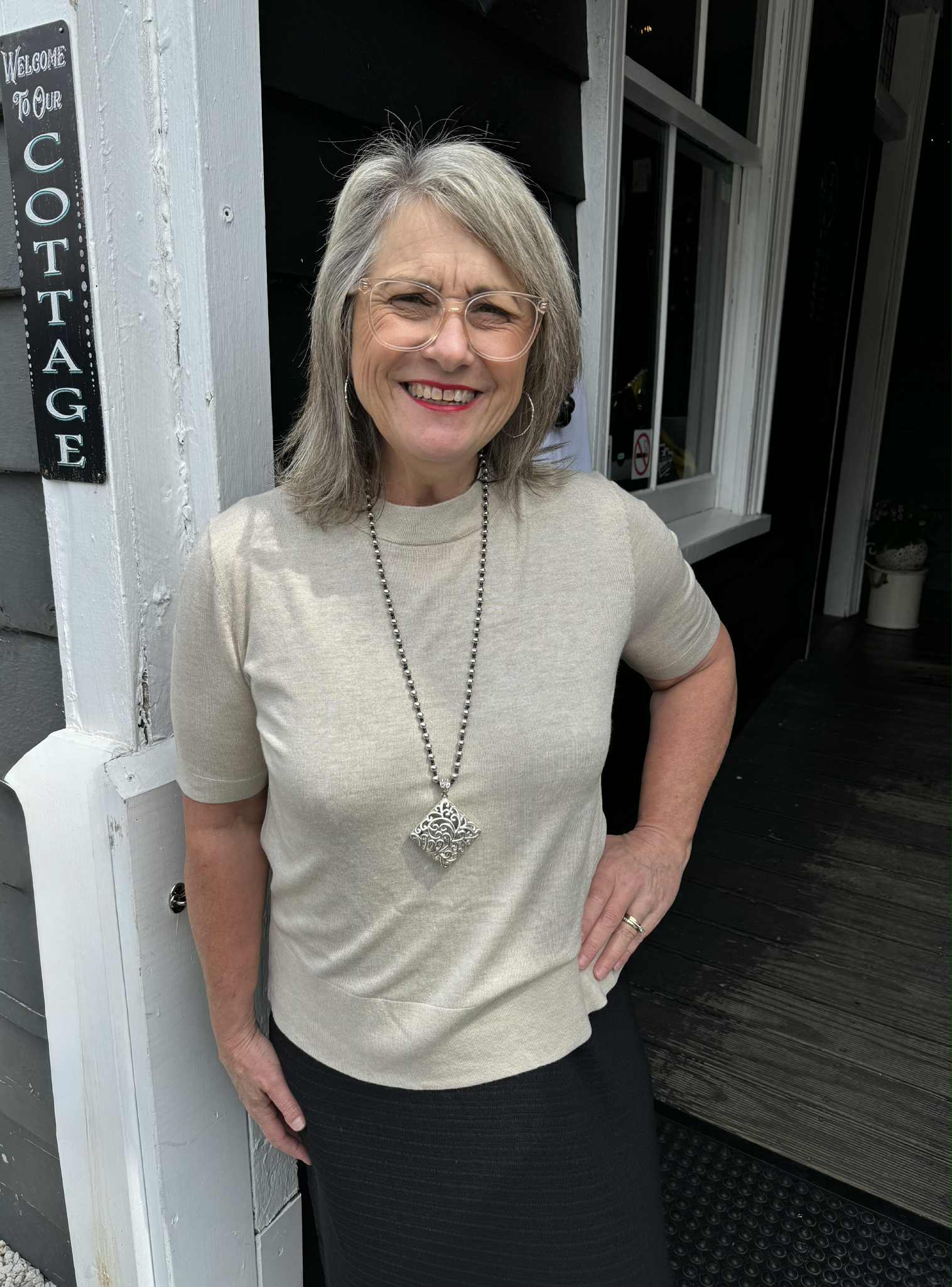 The Cottage Collection | Leonie Top - Sand