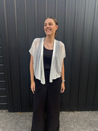 The Cottage Collection | Sheer Cardi - White