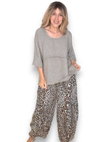 Helga May | Mocha La Mer Fray Tunic