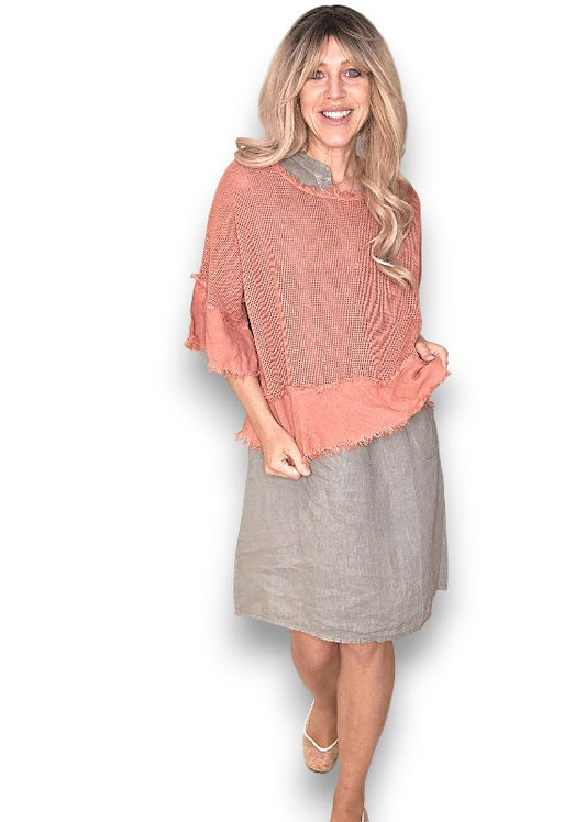 Helga May | Brick Amalfi Top