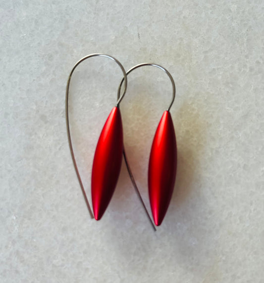 The Cottage Collection | Jiggy Earrings - Lux Red