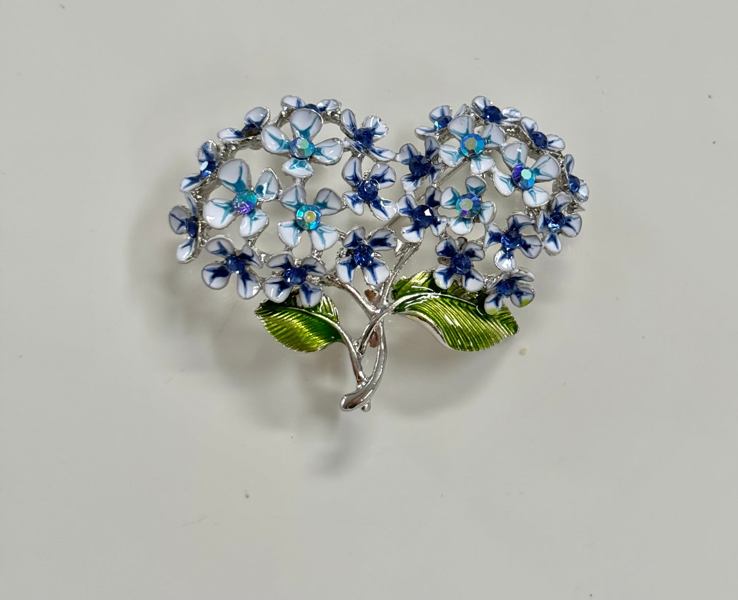 The Cottage Collection | Brooch - Blue Garden