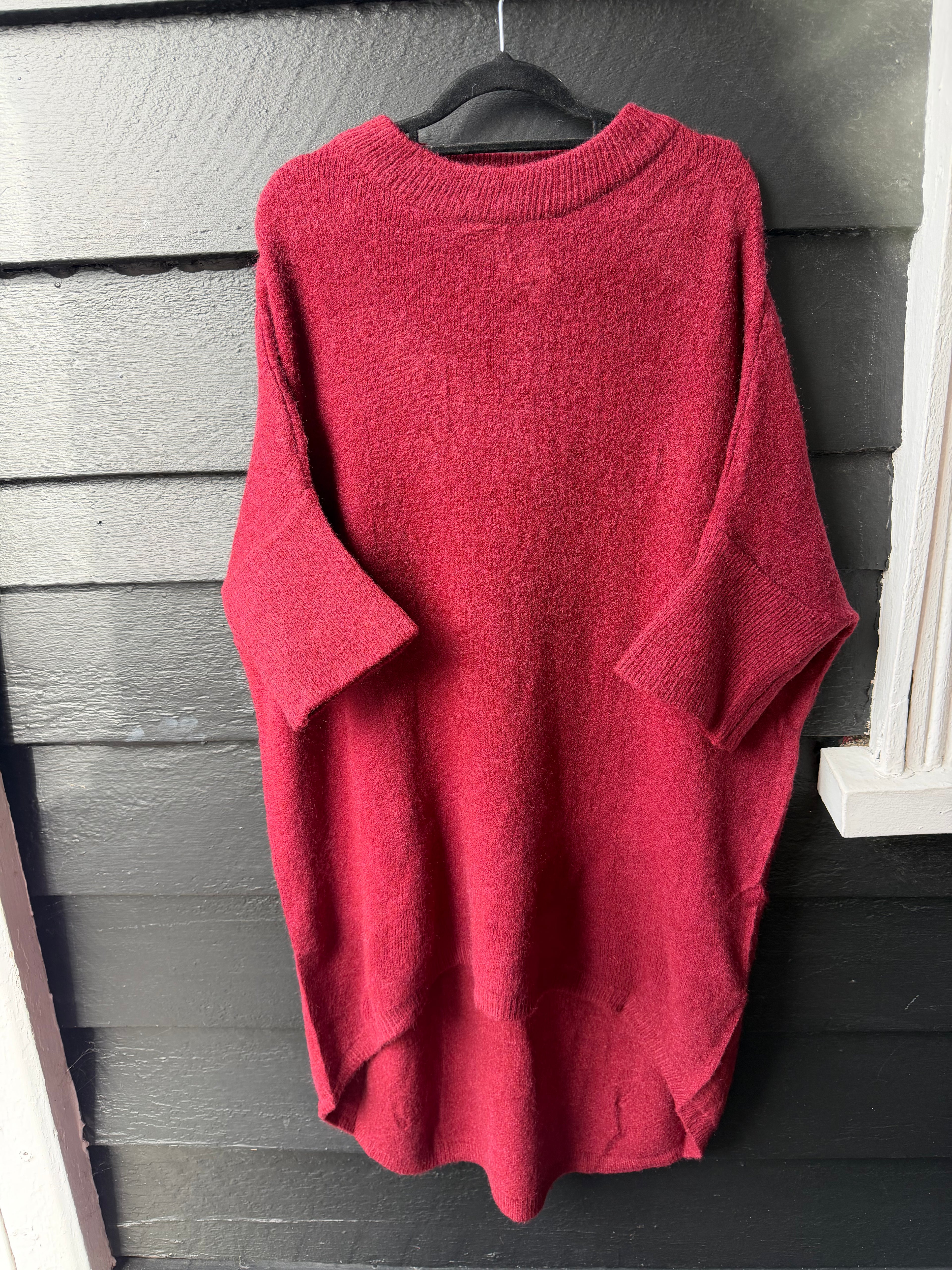 The Cottage Collection | Snuggly Tunic - Ruby Red