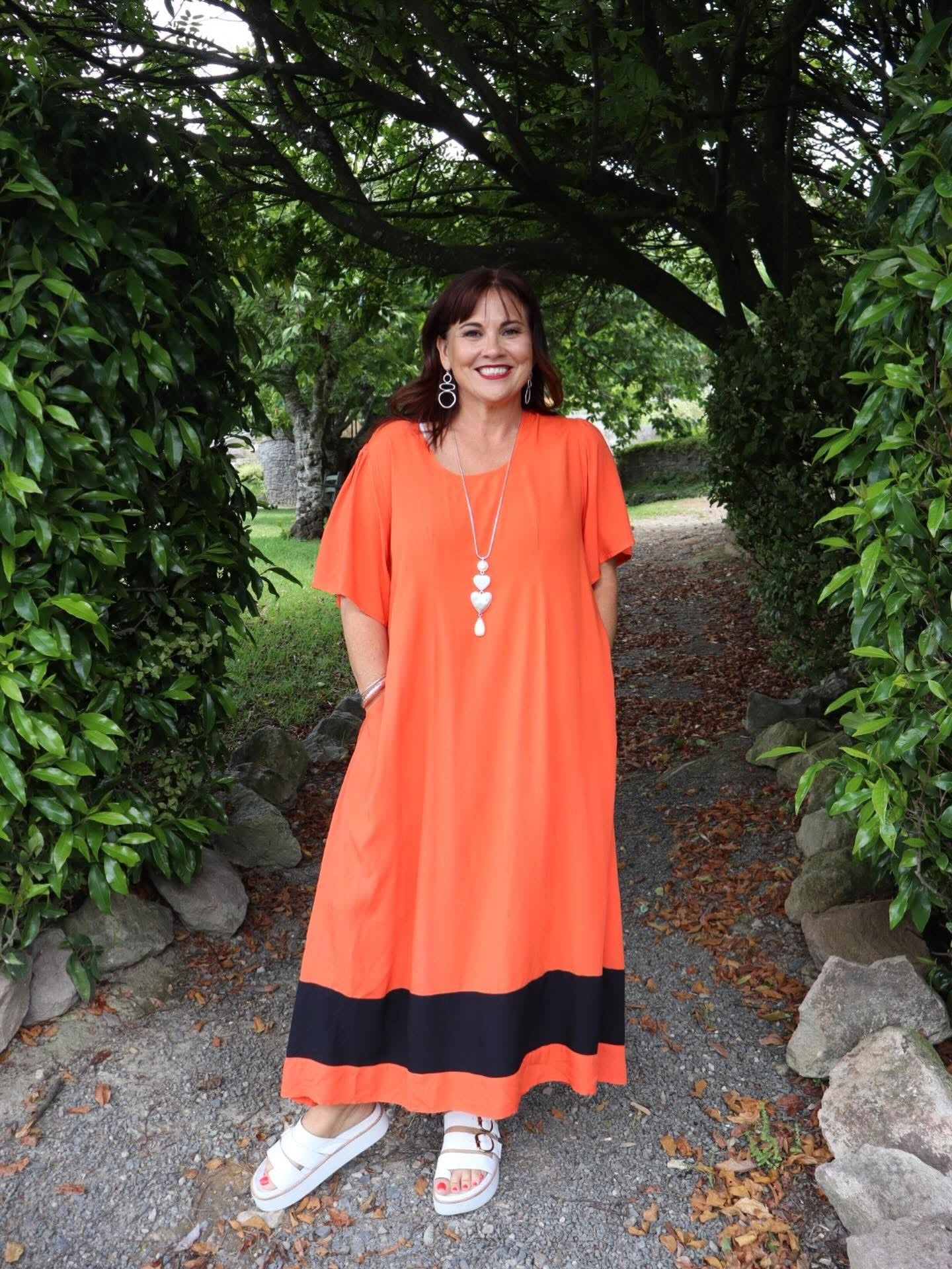 The Cottage Collection | Cottage Dress - Orange