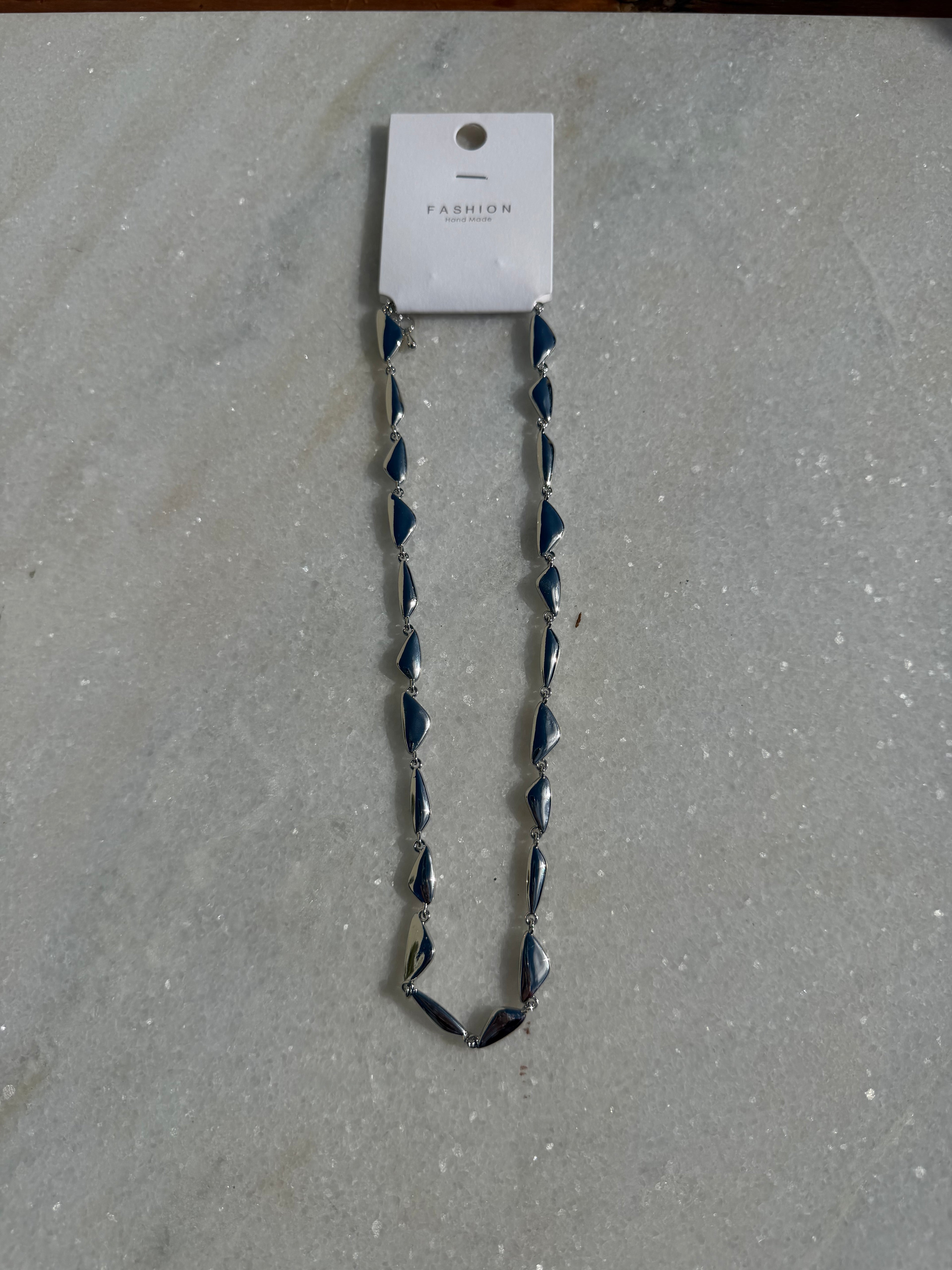 The Cottage Collection | Non Tarnish Lexi Necklace - Silver