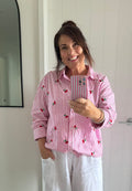 Loved By Me - So Much Fun Shirt - Pink Stripe