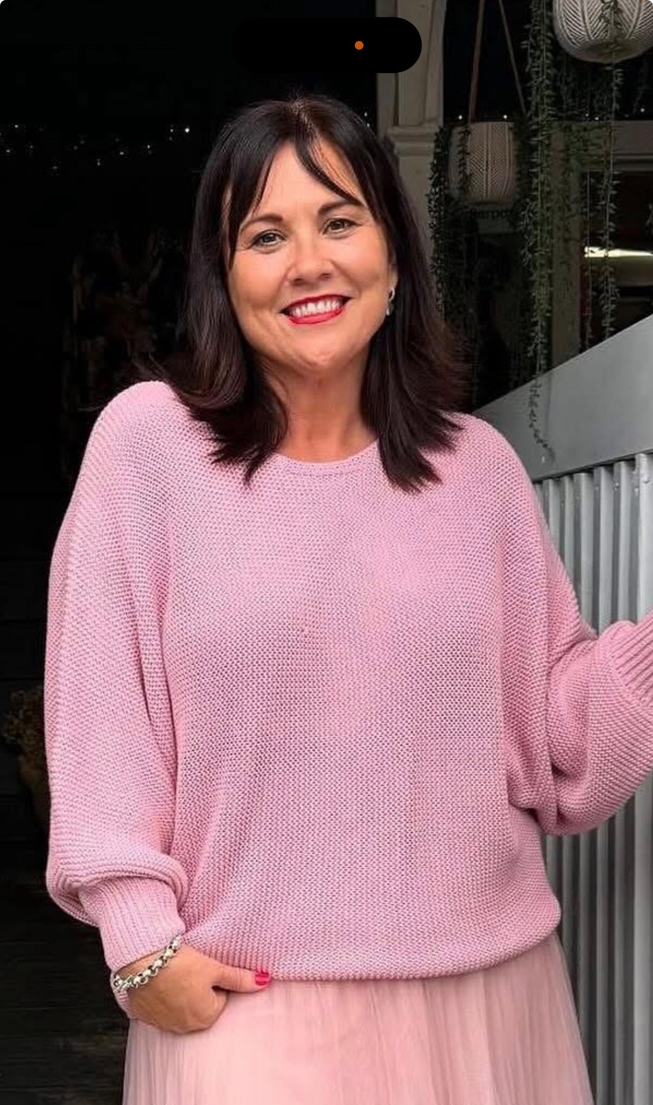 Loved By Me - Pretty in Pink Jumper