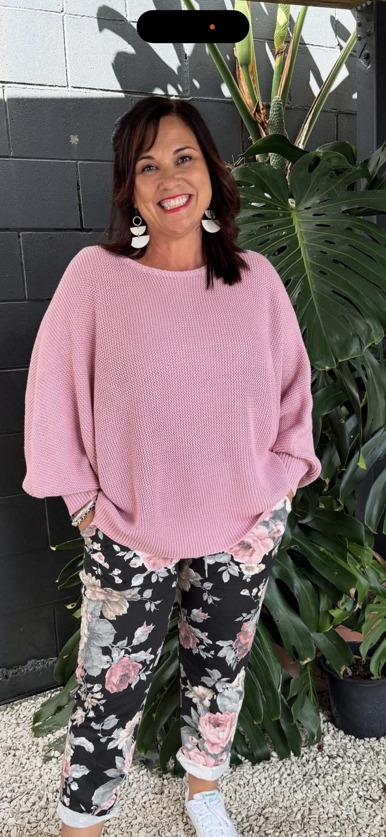 Loved By Me - Pretty in Pink Jumper