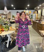 Loved By Me - Berry Beautiful Dress