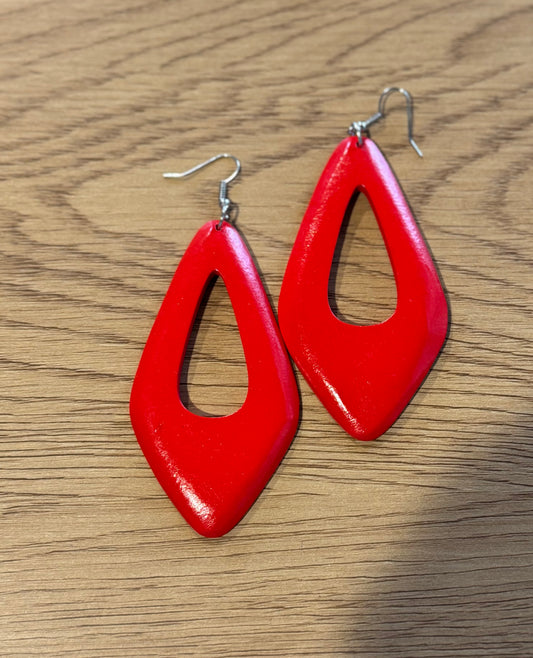 The Cottage Collection | Cherry - Red Earrings