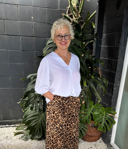 The Cottage Collection | Orchid Top - White