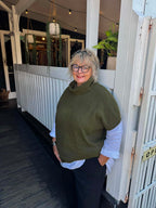 The Cottage Collection | Viv Top - Forest Green