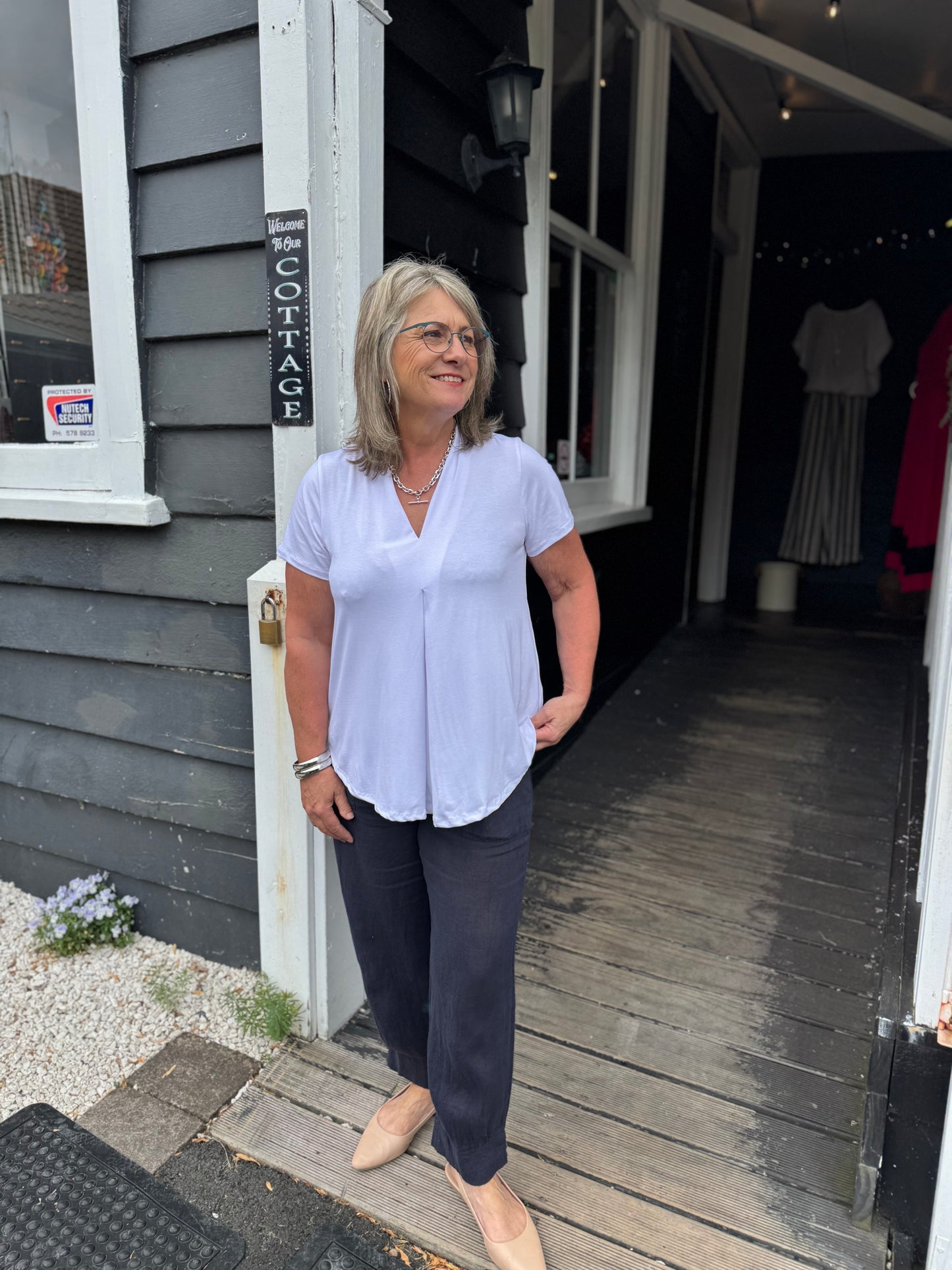 Helga May | Samba Top - White