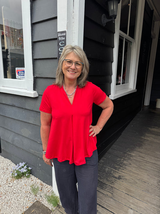 Helga May | Samba Top - Red