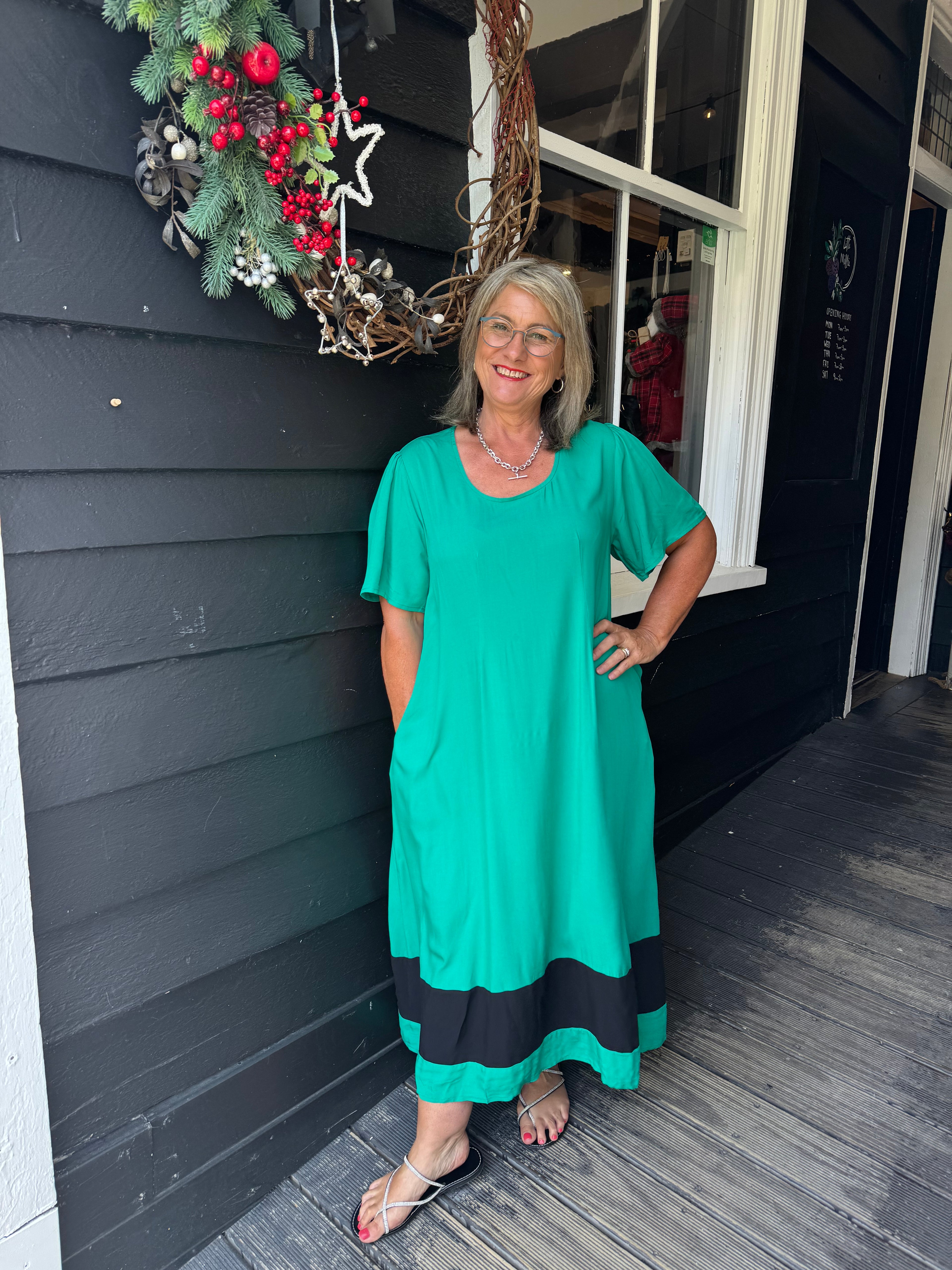 The Cottage Collection | Cottage Dress - Sea Green