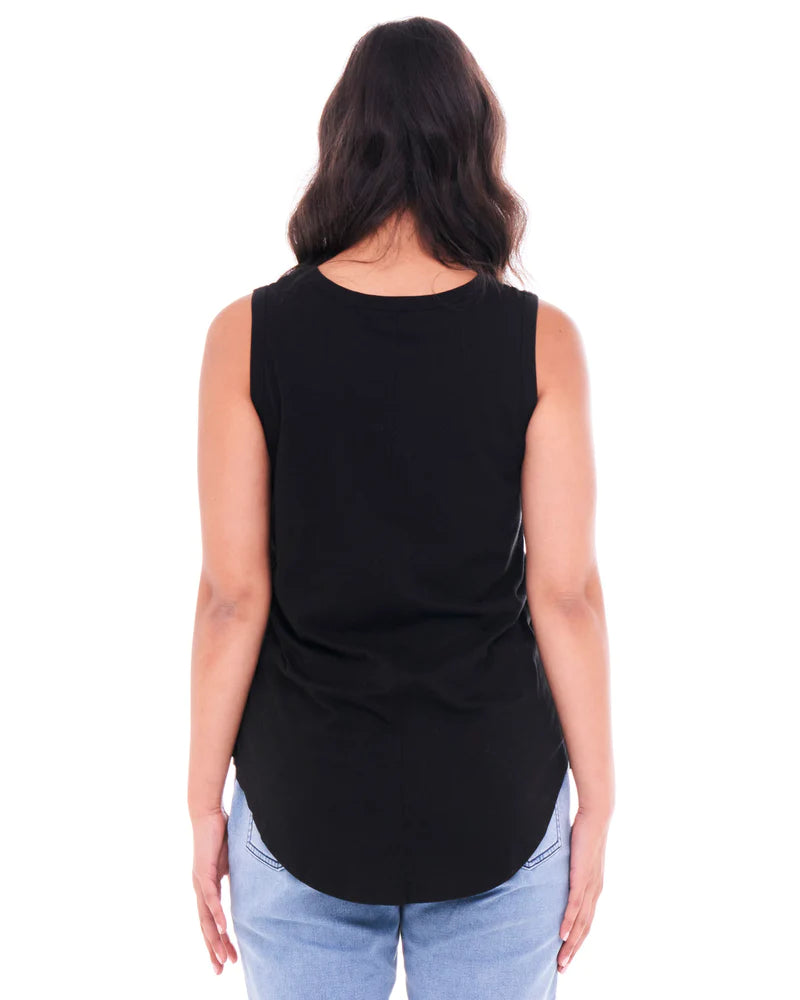 Betty Basics | Black Keira Tank