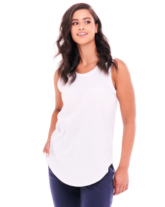 Betty Basics | White Keira Tank