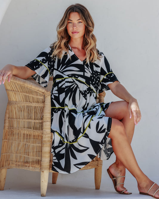 Label Of Love | Black & White Print - Taylah Dress