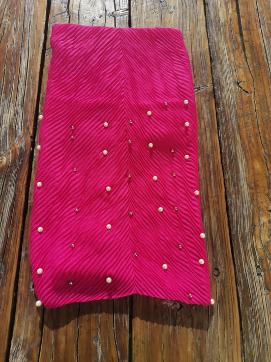 The Cottage Collection | Maci Snood - Hot Pink