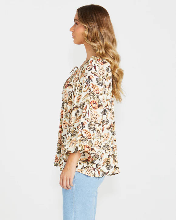 Sass | Wildflower - Dara Boho Top