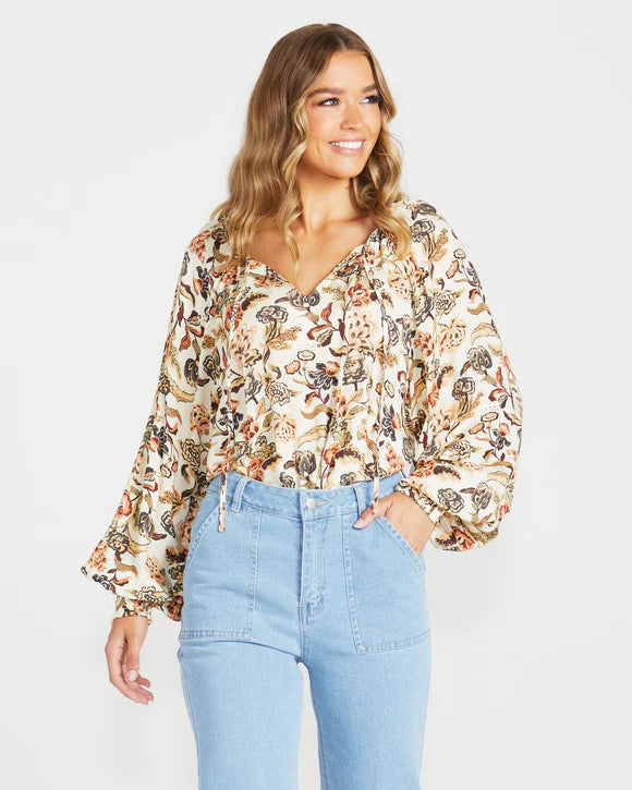 Sass | Wildflower - Dara Boho Top