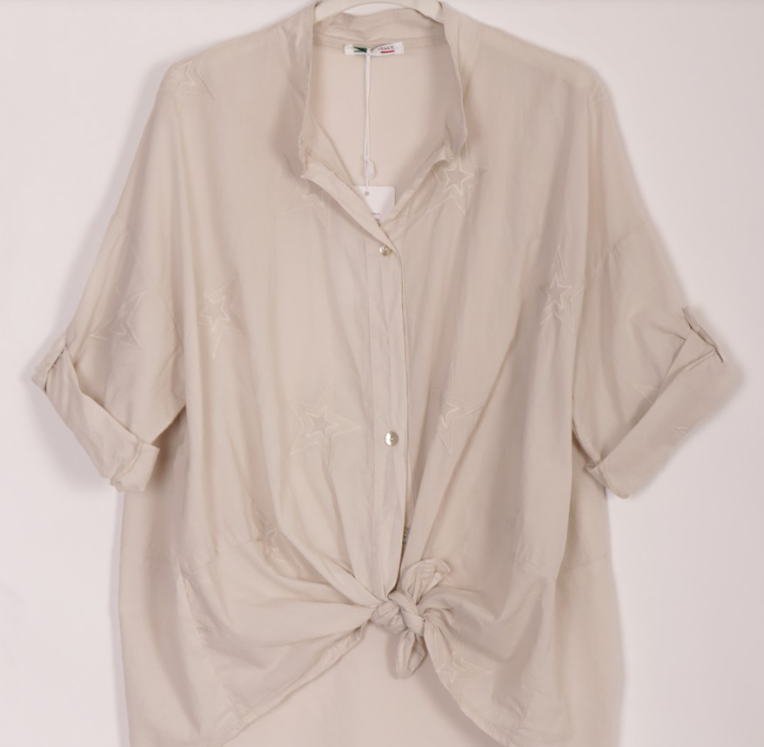 The Cottage Collection | Beige - Khloe Cotton Shirt