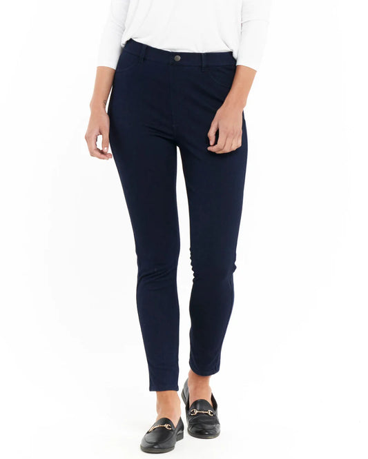 Betty Basics | Dark Blue Stanford Stretch Denim Jeggings