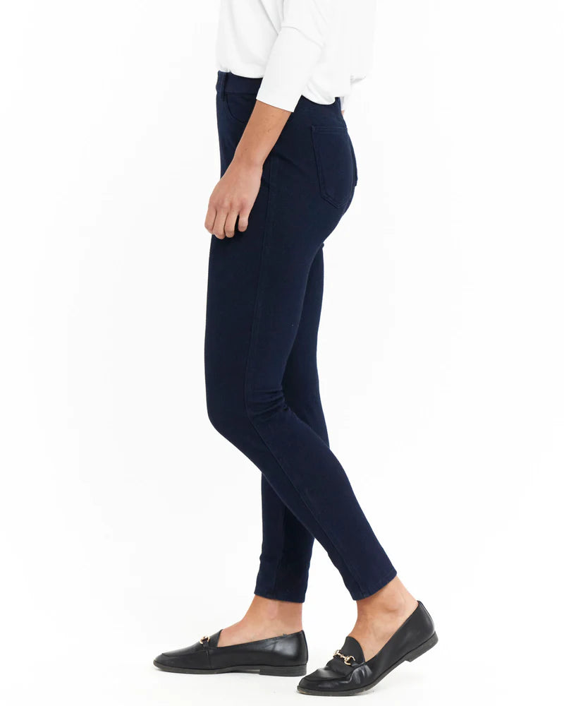 Betty Basics | Dark Blue Stanford Stretch Denim Jeggings