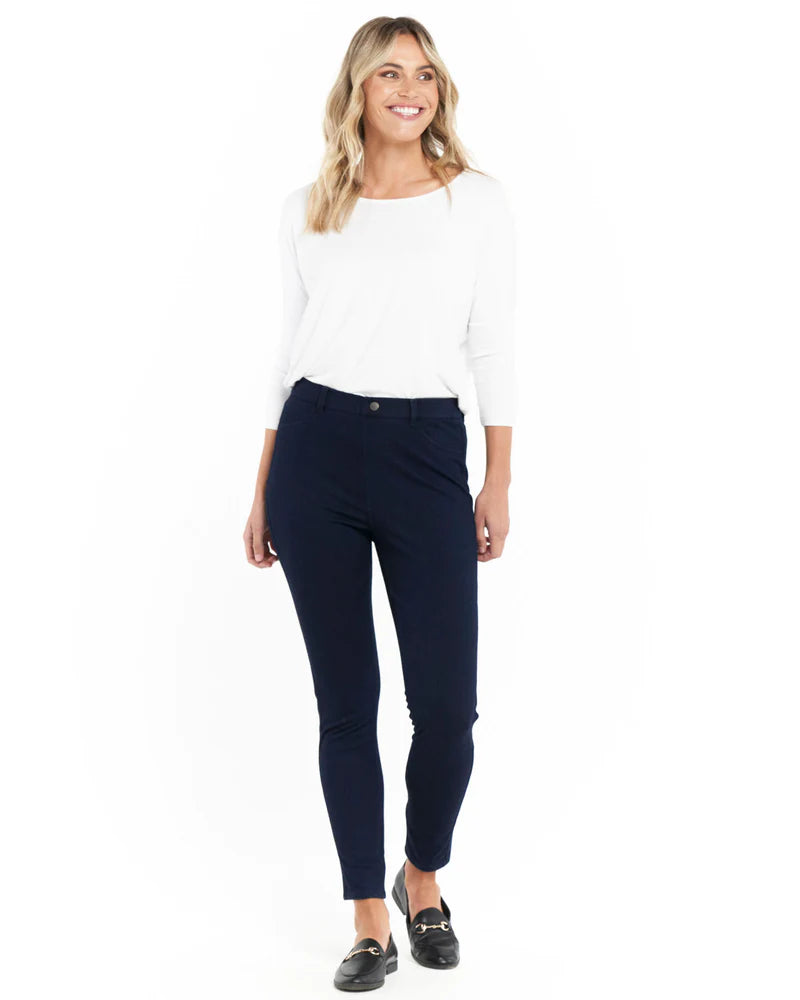 Betty Basics | Dark Blue Stanford Stretch Denim Jeggings