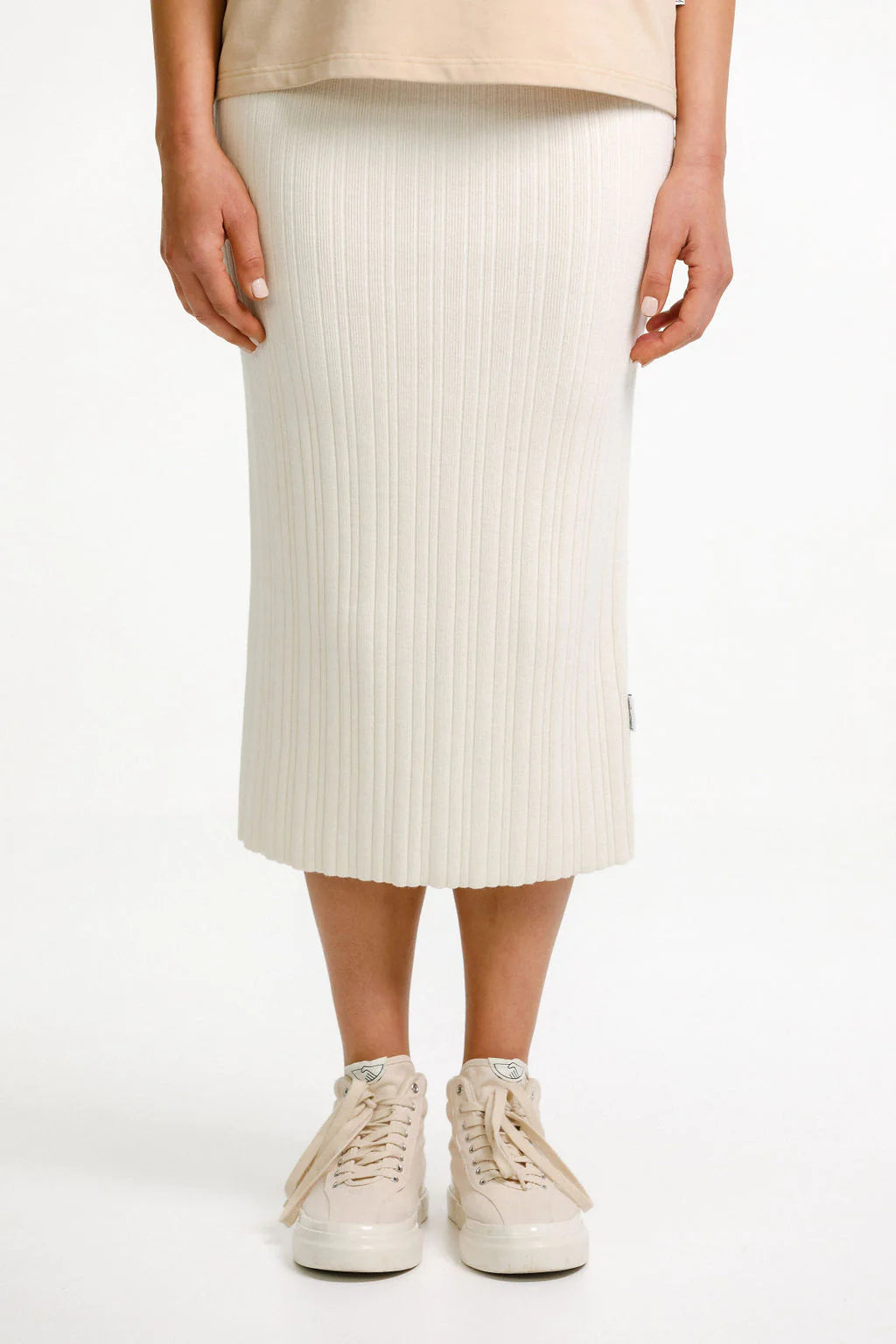 Home-Lee | Cream Tube Skirt