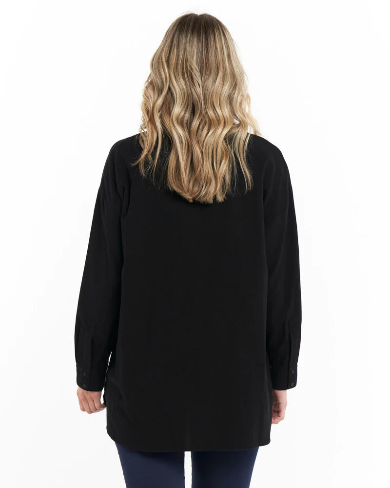 Betty Basics | Black Zara Shirt