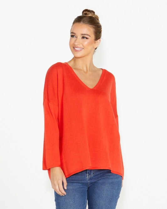 Sass | Red - Angelina Reversible Knit12