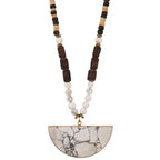 The Cottage Collection | Aztec Necklace - White