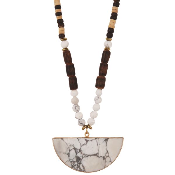The Cottage Collection | Aztec Necklace - White