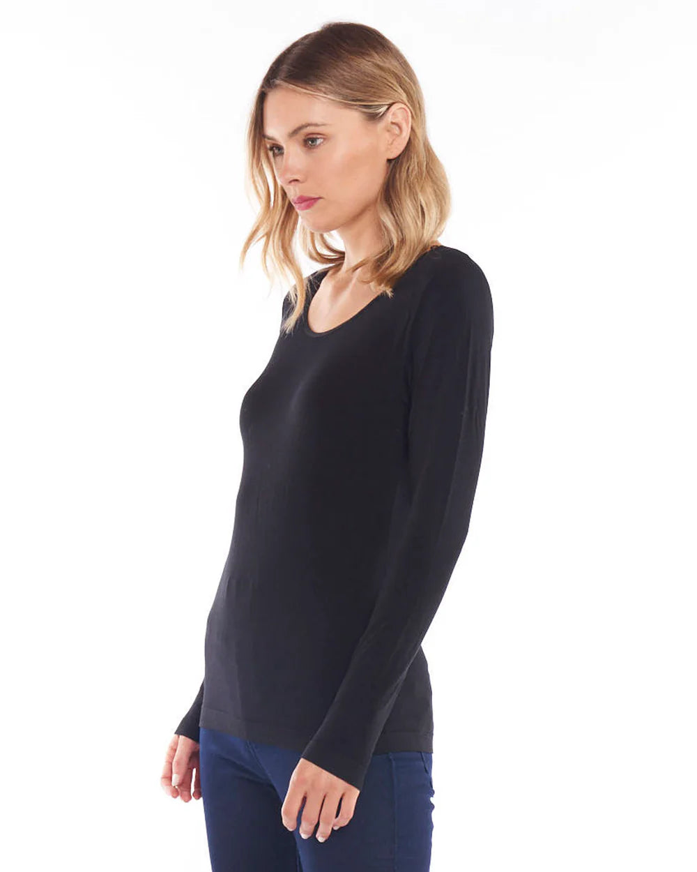 Betty Basics | Black - Kelli Long Sleeve Top
