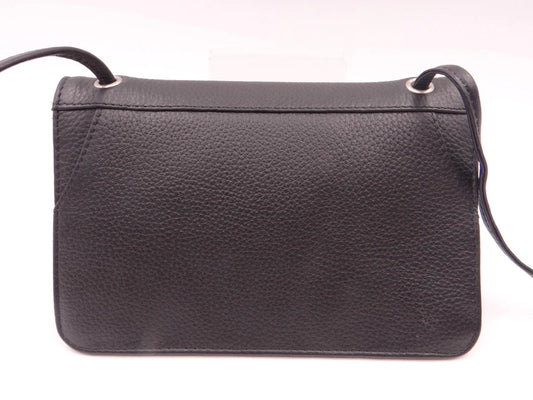 Second Nature | Black Leather Shoulder Bag