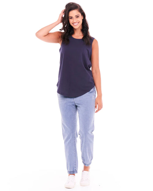 Betty Basics | Navy Keira Tank