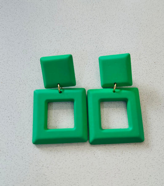 The Cottage Collection | Becca - Earrings - Green